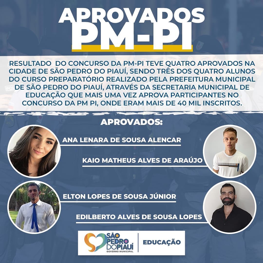 Aprovados - Cursos preparatórios para concursos